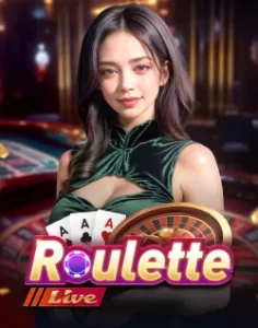 SWIN7 roulette wheel spinning in live casino game